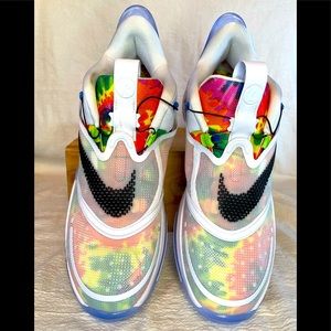 Practically new barely used Nike adapt BB two point no tie-dye men’s 14 shoe